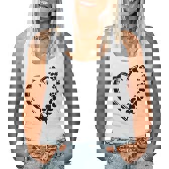 Cane Papà Mamma Cucciolo Love Dogs Zampatampa Cuore Donne Uomini Pet Canotta da donna - Novitaregali