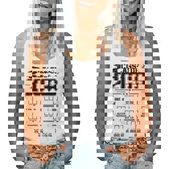 Class Of 2039 Checklist Pre-K 12Th Grade Graduation 2039 Women Tank Top - Thegiftio