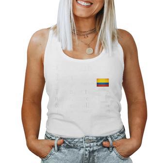 Colombian Mom Definition Colombia Flag Women Tank Top - Monsterry