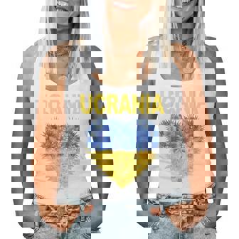 Corazón Ucraniano Ucrania Cuello Camiseta sin mangas para mujer - Regaloses