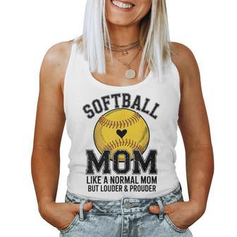 Cute Softball Mom For Softball Season Mom Women Tank Top - Thegiftio UK