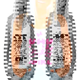 Dad Of The Birthday Girl Pink Family Birthday Girls Party Women Tank Top - Monsterry