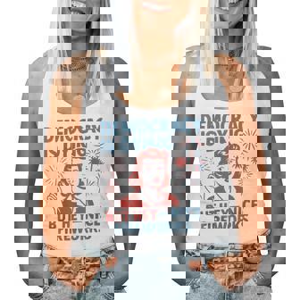 Democracy Is Dying But Hey Nice Fireworks 4Th Of July Women Women Tank Top | Mazezy