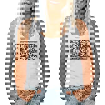 Dg Initials D G Nameurname Onomastics Onomatology レディースタンクトップ - Kawaiitshirt