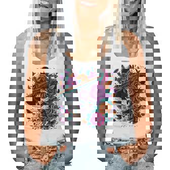 Día De Muertos Día De Muertos Calavera De Azúcar Camiseta sin mangas para mujer - Regaloses