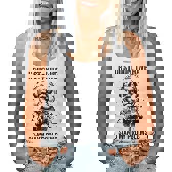 Dog Dad Mompace ヒューストン問題ミニチュアシュナウザー レディースタンクトップ - Kawaiitshirt