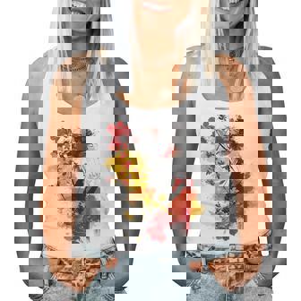 Es Flores Colorido Abstracto Gráfico Motivo Camiseta sin mangas para mujer - Regaloses