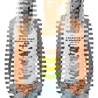 The Evolution Of Banana Novelty Graphic & Cool s レディースタンクトップ - Kawaiitshirt