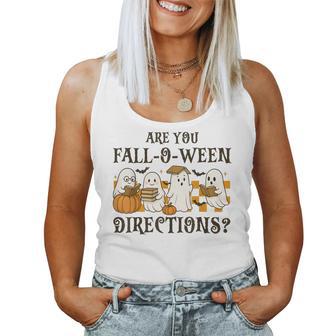 Are You Fall O Ween Directions Teacher Halloween Women Tank Top - Thegiftio
