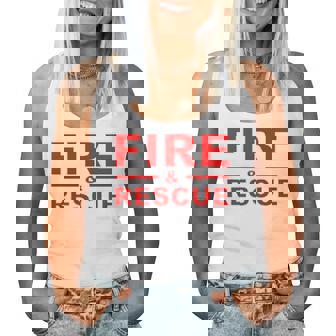 Fire Rescue 消防士 消防士 キッズ 若者 大人 男の子 女の子 レディースタンクトップ - Kawaiitshirt