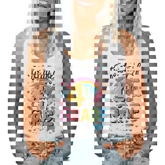 First Day Of 4Th Grade Back To School Teacher Girls Women Tank Top | Mazezy