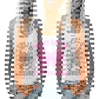 First Day Of Kindergarten Coquette Bow Back To School Girls Women Tank Top | Mazezy