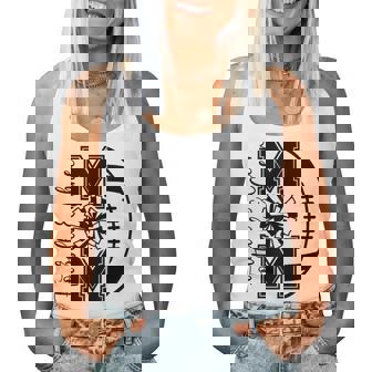 Football Cheer Mom For Vintage Cheerleader Game Day Women Tank Top - Monsterry