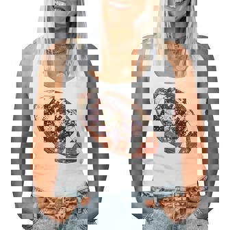 Football Disco Football Season Game Day Football Mom Sister Women Tank Top - Monsterry