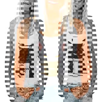 We Do Not Care Wdnc Club Black Cat Cool Men Women Tank Top - Thegiftio