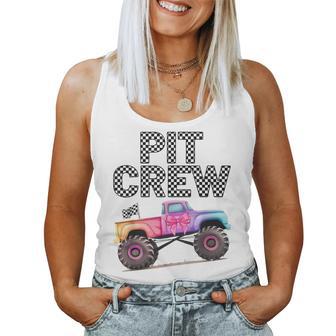 Girls Monster Truck Crew Squad Trucks Are My Jam Truck Lover Women Tank Top - Thegiftio UK