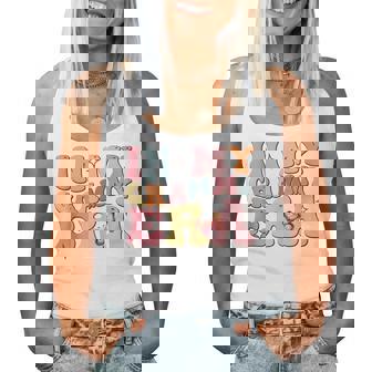 In My Grammy Era Lover Groovy Retro Mom Mother's Day Women Tank Top - Thegiftio