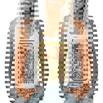 Halloween Soccer Mom Tarot Card Soccer Mama Sports Game Day Women Tank Top - Thegiftio