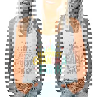 Happiest Grandma On Earth Cute For Grandma Mother's Day Women Tank Top - Thegiftio