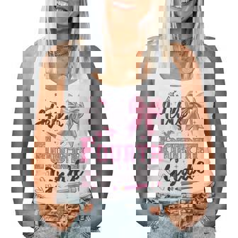 Hello Fourth Grade First Day Of School Coquette Teacher Girl Women Tank Top | Mazezy