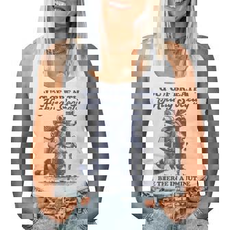 Hiker Out Of Breath Hiking Society Raccoon Hiking Women Tank Top - Thegiftio