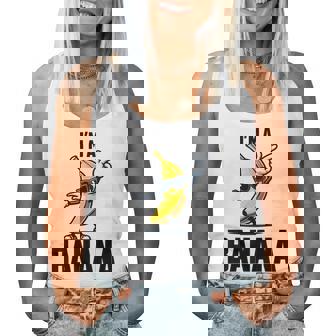 I'm A Banana シャツ かわいい 面白い バナナ コスチューム メンズ レディース キッズ レディースタンクトップ - Kawaiitshirt