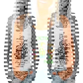 I'm No Cactus Expert But Know A Prick When Iee One レディースタンクトップ - Kawaiitshirt