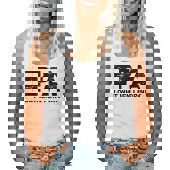 Ipa Lot When I Drink Beer Drinking レディースタンクトップ - Kawaiitshirt