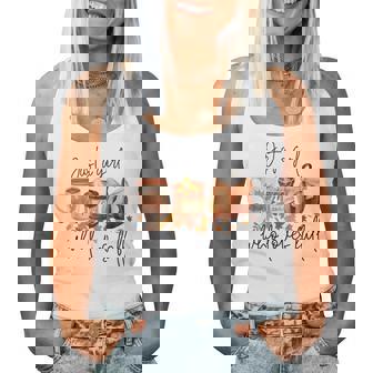Just A Girl Who Loves Fall Pumpkin Cozy Autumn Women Tank Top - Thegiftio UK