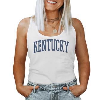 Kentucky Ky Retro Vintage Athletic Sports Women Women Tank Top - Thegiftio UK
