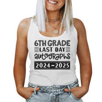 Last Day Of School 6Th Grade Sign My Sixth Graders Women Tank Top - Thegiftio UK
