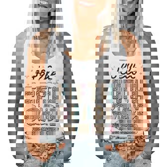 Leopard Hello 5Th Fifth Grade First Day Girls Teachers Women Tank Top - Thegiftio