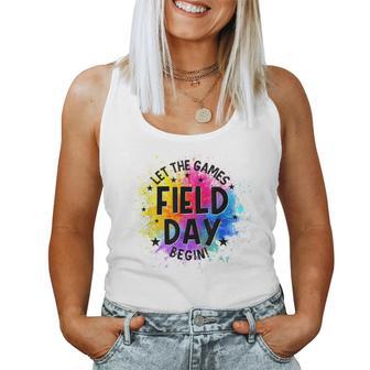 Let The Games Begin Field Day Fun Day Teachers Boys Girls Women Tank Top - Thegiftio UK
