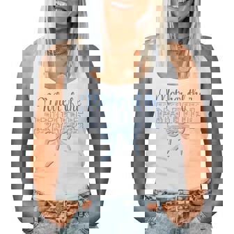 Mother Of The Bride Blue Bow Coquette Floral Matching Bridal Women Tank Top - Thegiftio