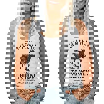 All I Need Is This Donkey Vintage Animal Women Tank Top - Monsterry