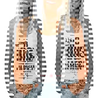 No Kings In America Since 1776 Women Tank Top - Thegiftio