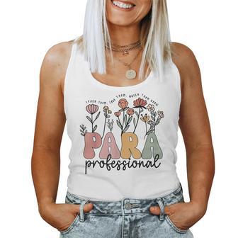 Paraprofessional Teacher Back To School First Day Of School Women Tank Top - Thegiftio UK