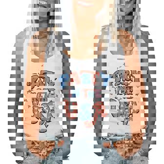 Party In The Usa 4Th Of July America Independence Girl Women Women Tank Top - Thegiftio