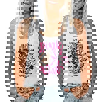 Pink Out Football Breast Cancer Awareness Cheer Mom Mama Women Tank Top - Thegiftio