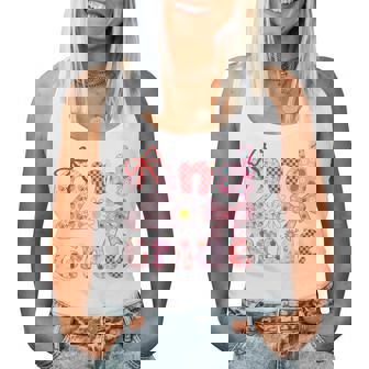 Preppy Back To School Strawberry Coquette 2Nd Grade Teacher Women Tank Top | Mazezy