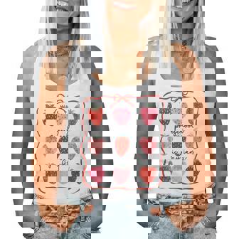 Preschool Is My Jam Strawberry Teacher First Day Of School Women Tank Top | Mazezy