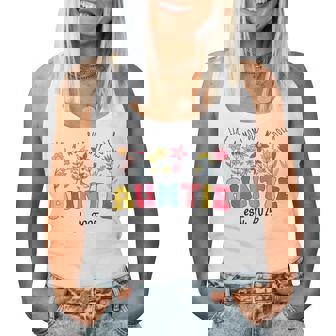 Promoted To Auntie Est 2025 Soon To Be Aunt Women Tank Top - Monsterry