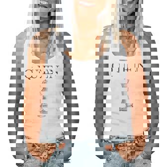Queen Chess Piece Statement Women Tank Top - Thegiftio