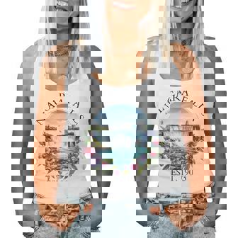 Retro Floral Niagara Falls Trip Outdoor Family Vacation Women Tank Top - Thegiftio