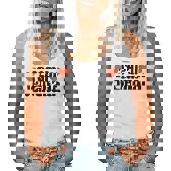 Retro Groovy Team Jeremiah Amo A Jeremiah I Heart Jeremiah Cuello Camiseta sin mangas para mujer - Regaloses