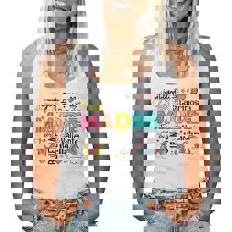 Retro Madre Ella Es Mamá Spanish Blessed Mom Mother's Day Women Tank Top | Mazezy