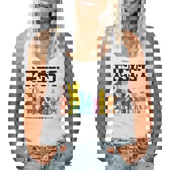 Save PBS Resist Rainbow Character Graphic Women Tank Top | Mazezy