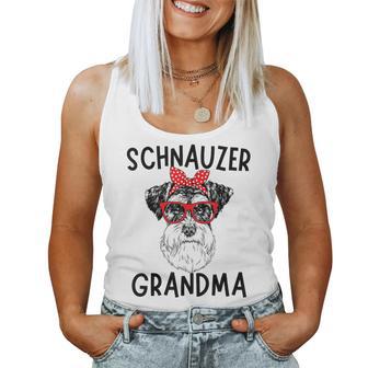 Schnauzer Grandma Miniature Schnauzer Dog Nana Mother's Day Women Tank Top - Thegiftio UK