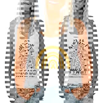 In September We Wear Gold Rainbow Childhood Cancer Awareness Women Tank Top - Thegiftio