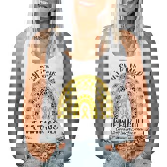 In September We Wear Gold Rainbow Childhood Cancer Awareness Women Tank Top | Mazezy